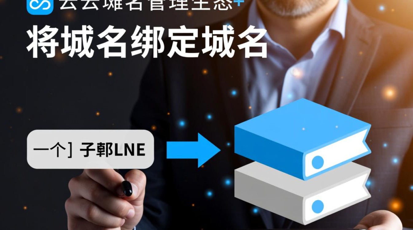 阿里云域名怎么直接绑定到另一个域名上？