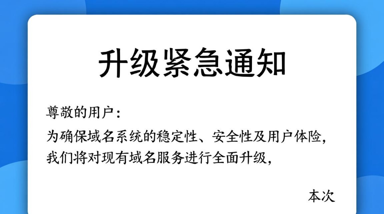 域名升级紧急通知，域名不升级会怎样？