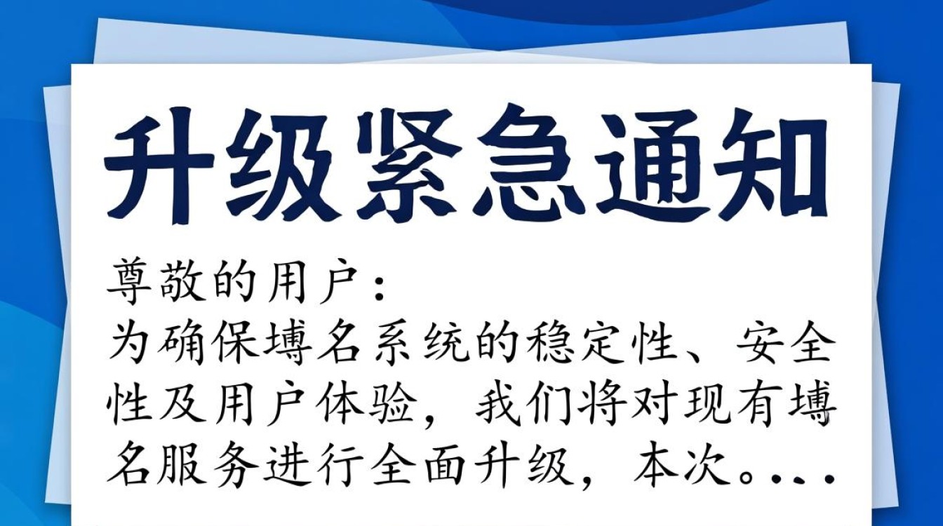 域名升级紧急通知，域名不升级会怎样？