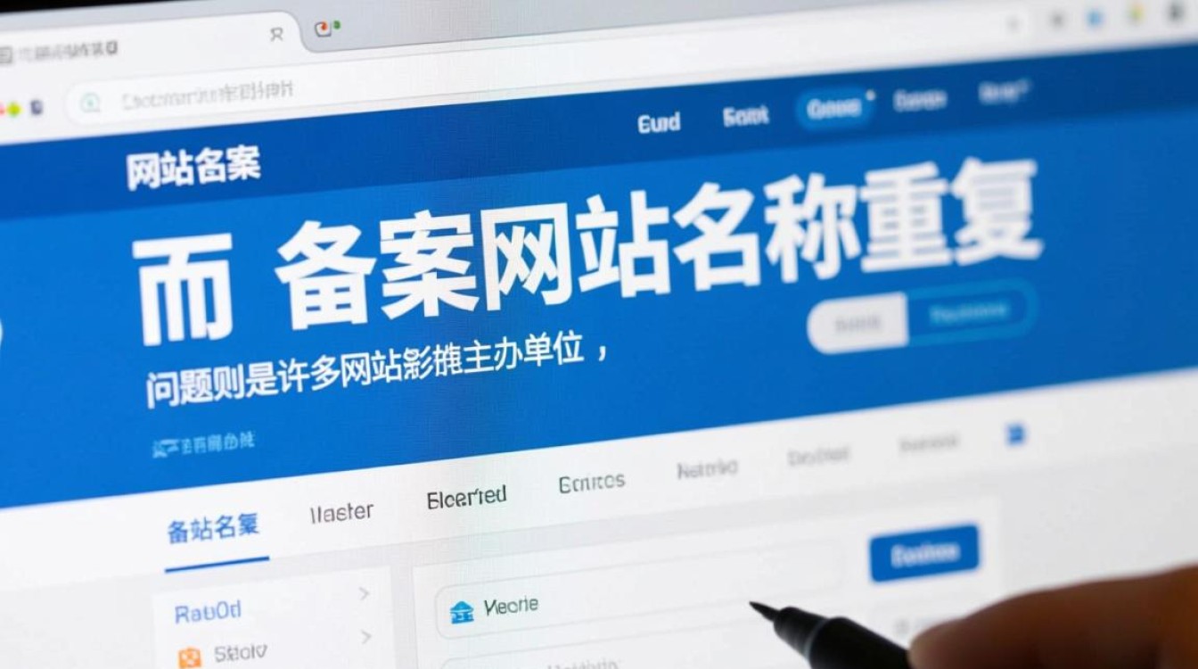 备案网站名称重复怎么办？如何解决网站名称重复备案问题？