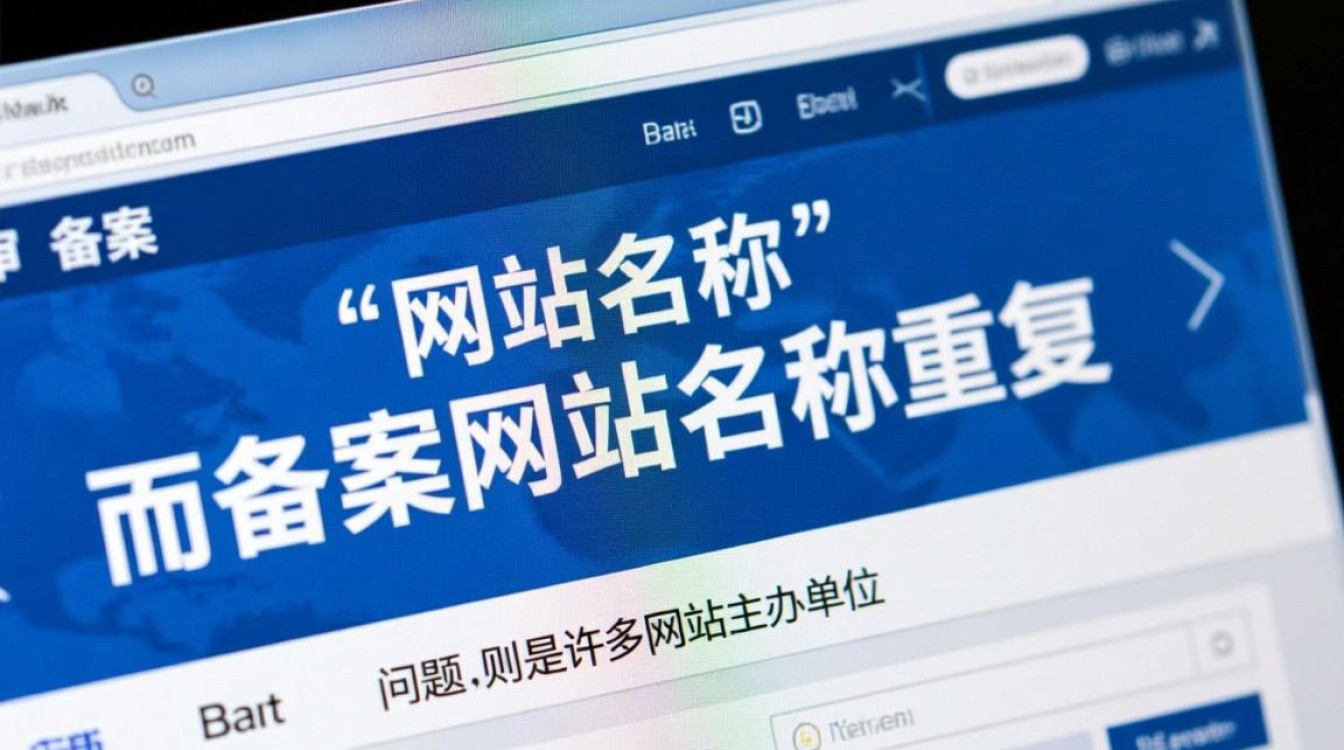 备案网站名称重复怎么办？如何解决网站名称重复备案问题？