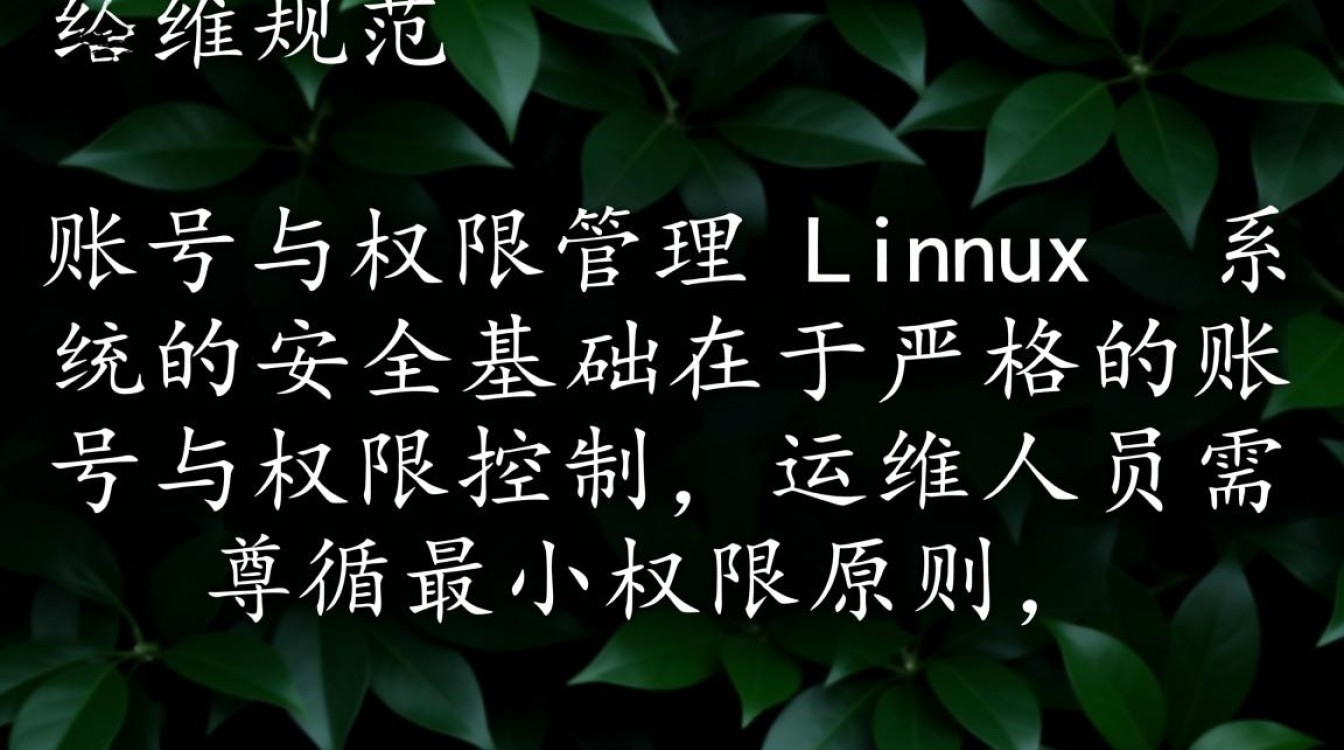 Linux运维规范具体包含哪些核心内容？