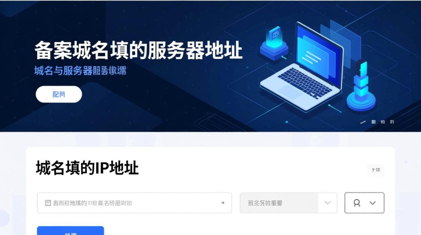 备案域名填服务器地址，域名填IP地址，这样操作对吗？