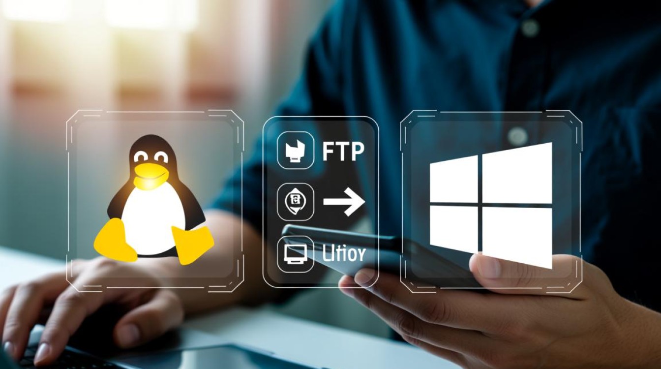 如何在Linux系统上成功访问并连接Windows FTP服务器？