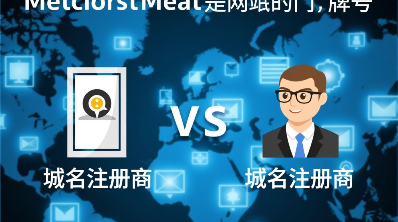 域名注册者和注册商的区别是什么？