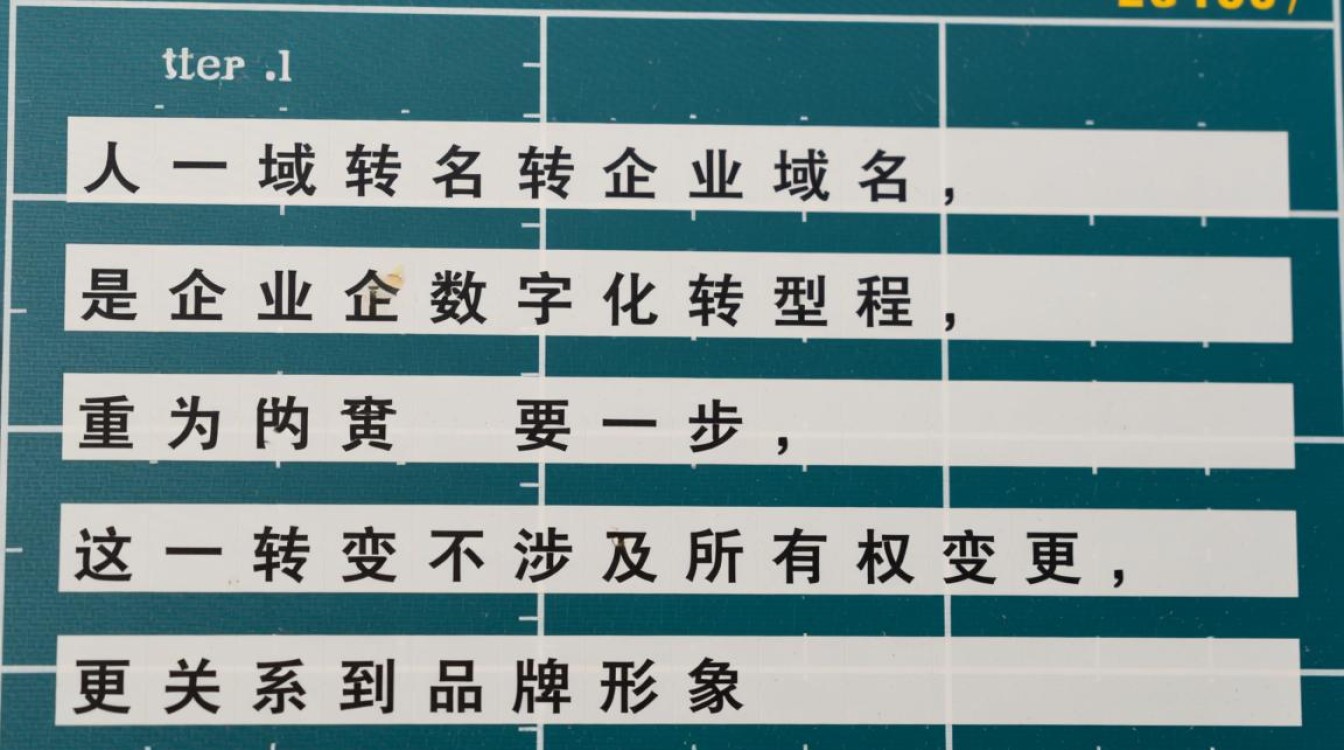 个人域名转企业域名有什么注意事项和操作步骤？
