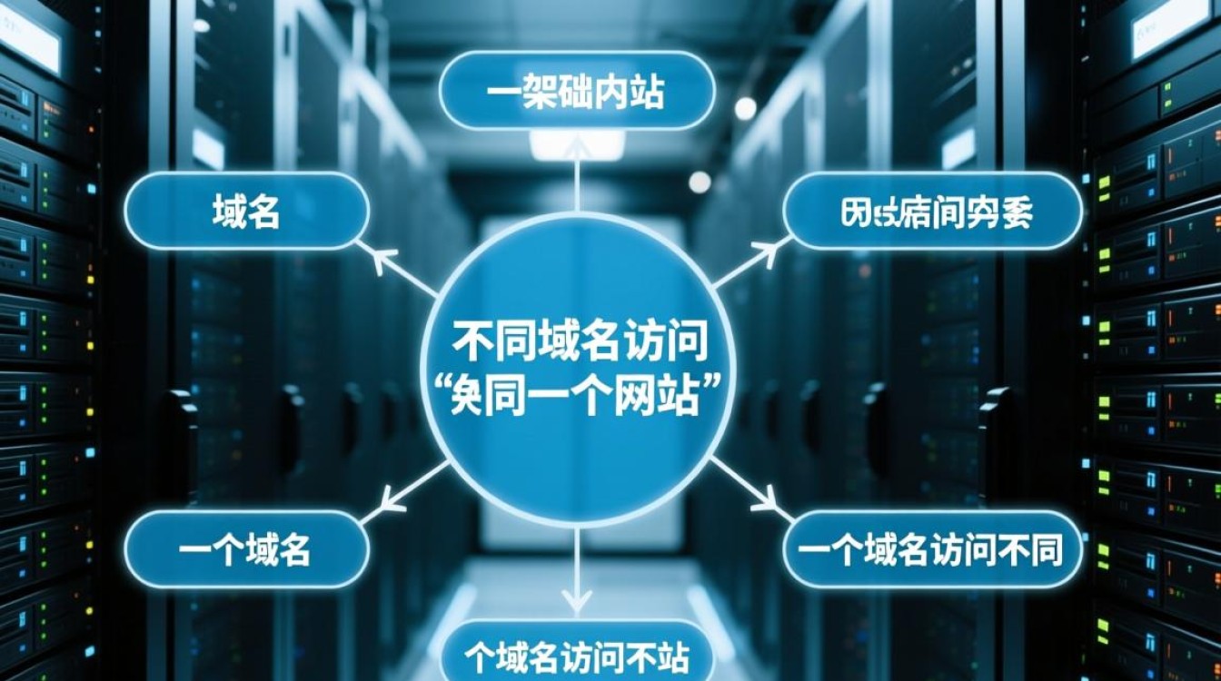 不同域名访问同一网站可行吗？一个域名能访问不同网站吗？
