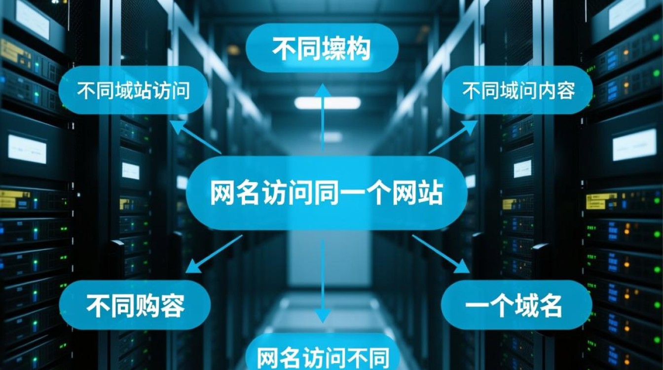 不同域名访问同一网站可行吗？一个域名能访问不同网站吗？