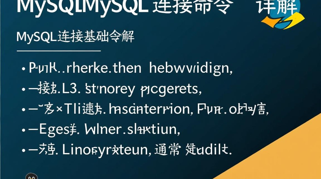 Linux MySQL 连接命令有哪些具体参数和使用场景？
