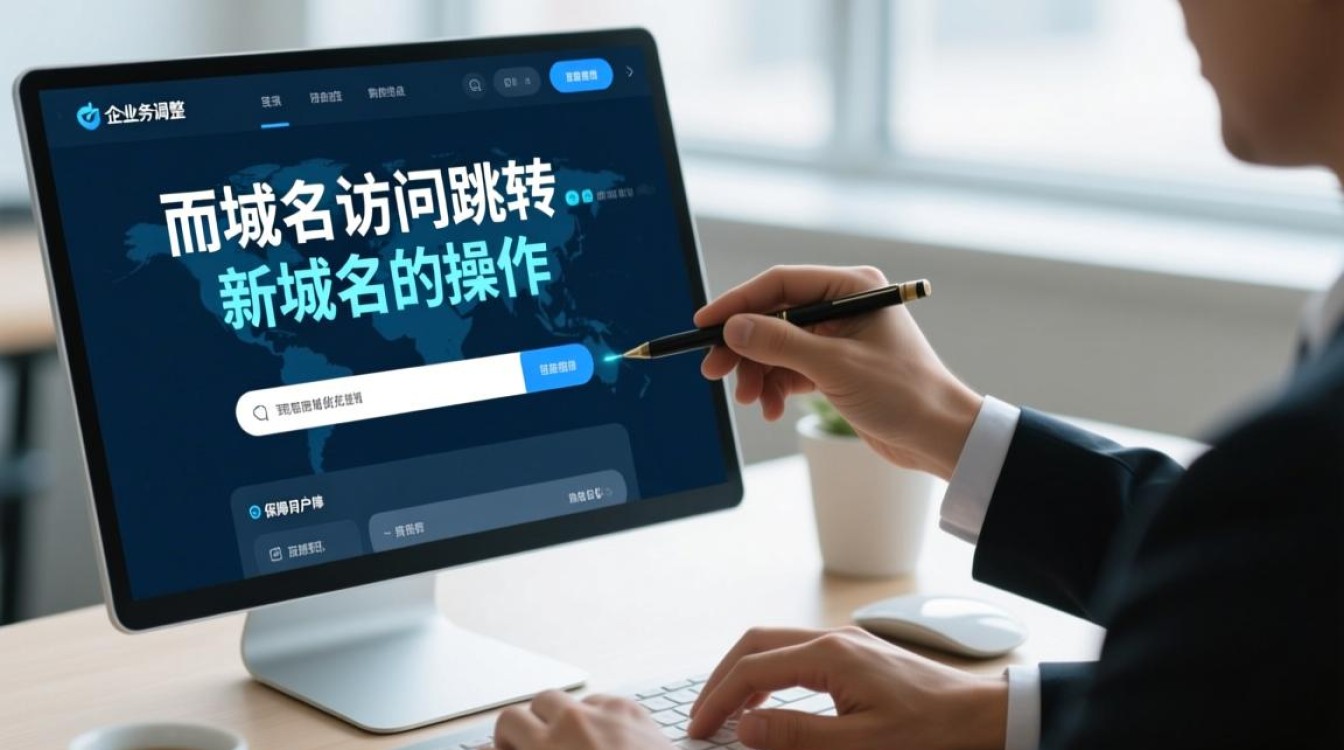 域名访问如何跳转新域名？具体操作步骤是什么？
