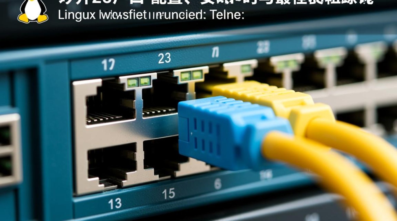 Linux如何安全打开23端口并配置访问？