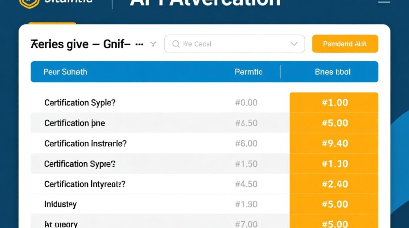 API认证费用多少?不同类型认证价格差异大吗? API认证费用多少?不同类型认证价格差异大吗?