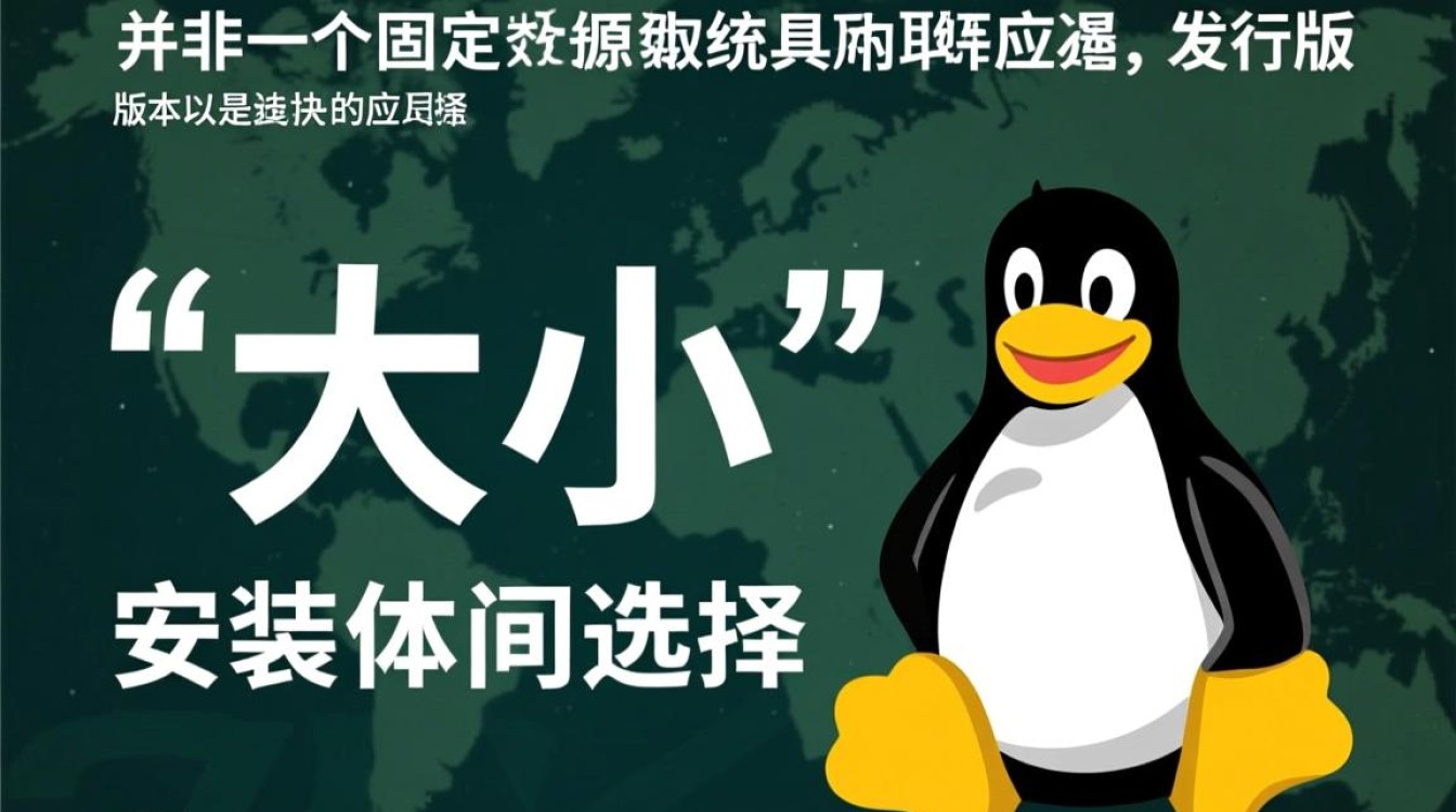 Linux系统有多大？不同版本和安装类型下大小差异有多大？