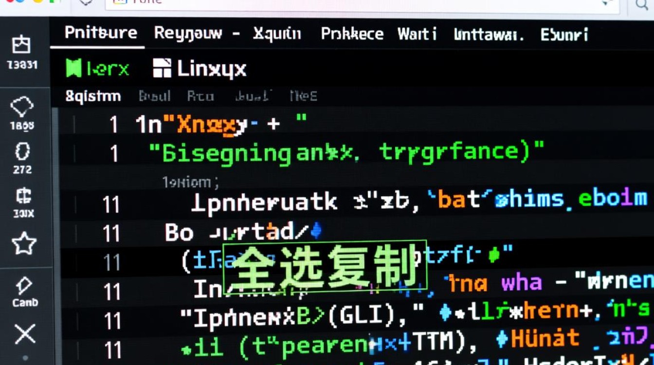 Linux下如何全选复制?新手必看操作指南! Linux下如何全选复制?新手必看操作指南!