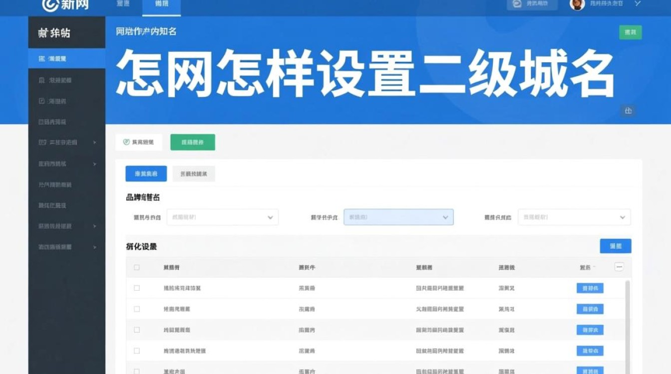 新网如何正确设置二级域名？详细步骤与注意事项解析