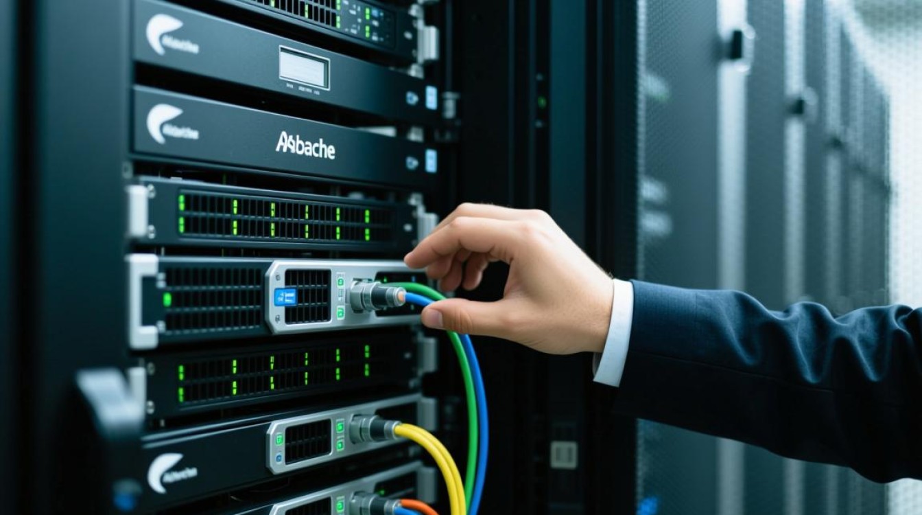 如何在Apache Web服务器上配置虚拟主机？