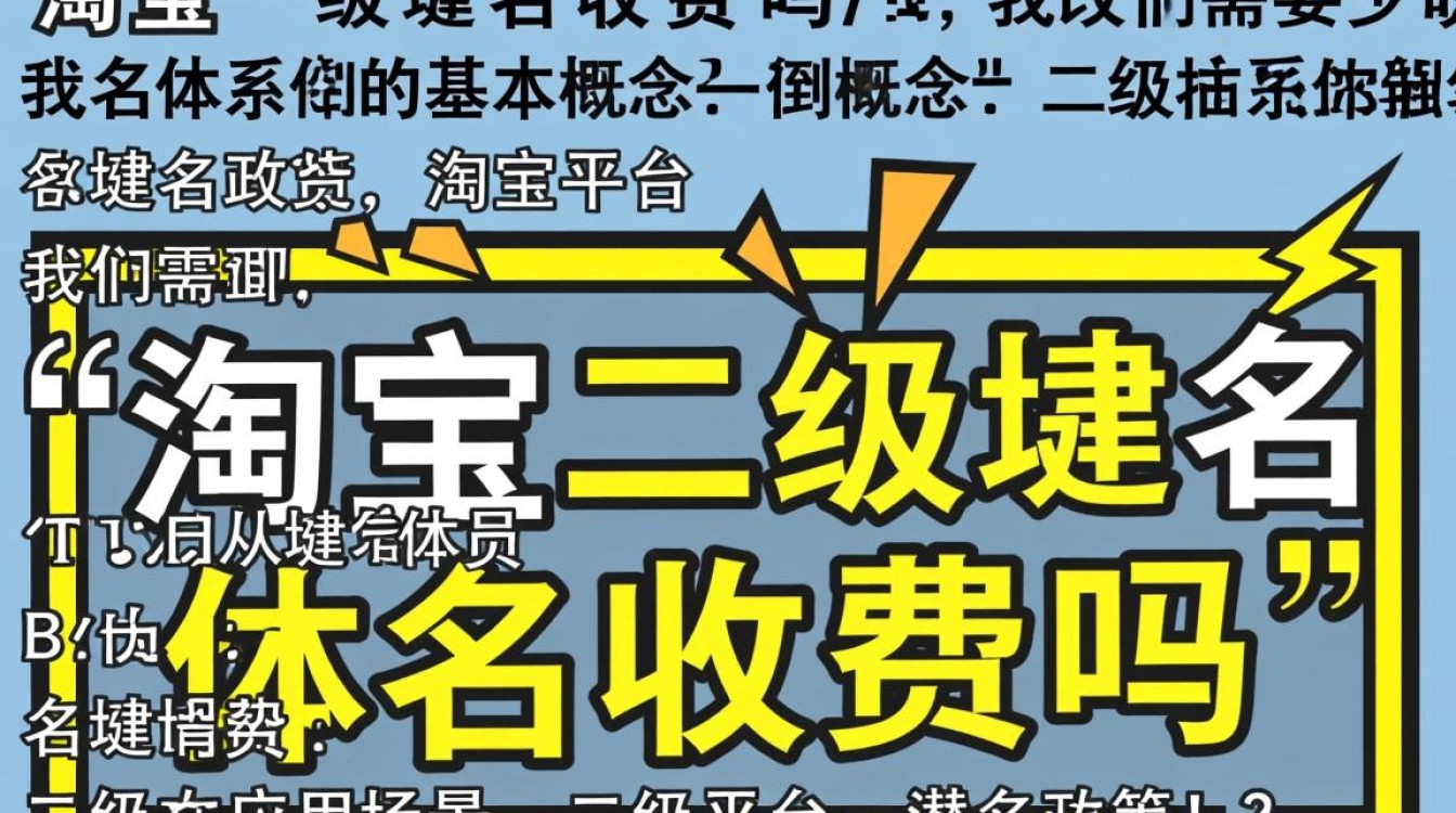 淘宝二级域名是否需要收费？新手卖家必看！