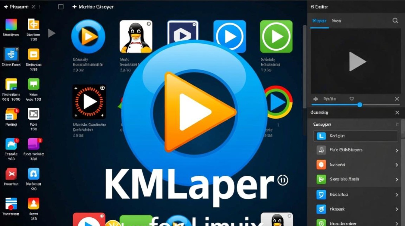 如何在Linux系统上安装并使用KMPlayer播放多媒体文件？