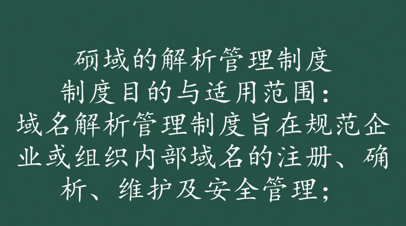 域名解析管理制度具体包含哪些核心条款？
