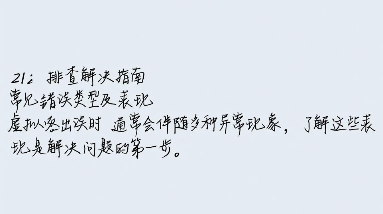 虚拟机出错了怎么办?快速排查与修复指南 虚拟机出错了怎么办?快速排查与修复指南
