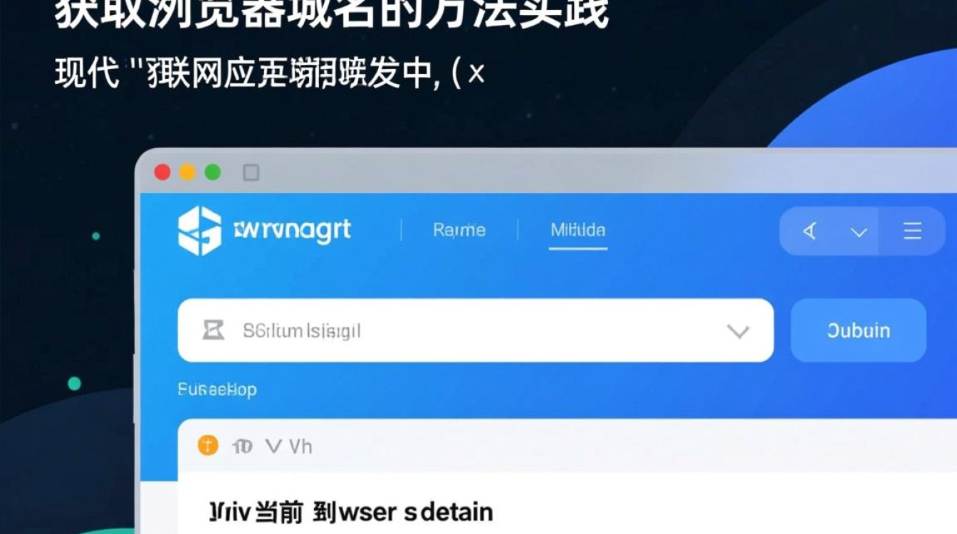 如何通过网页获取浏览器当前访问的域名信息? 如何通过网页获取浏览器当前访问的域名信息?