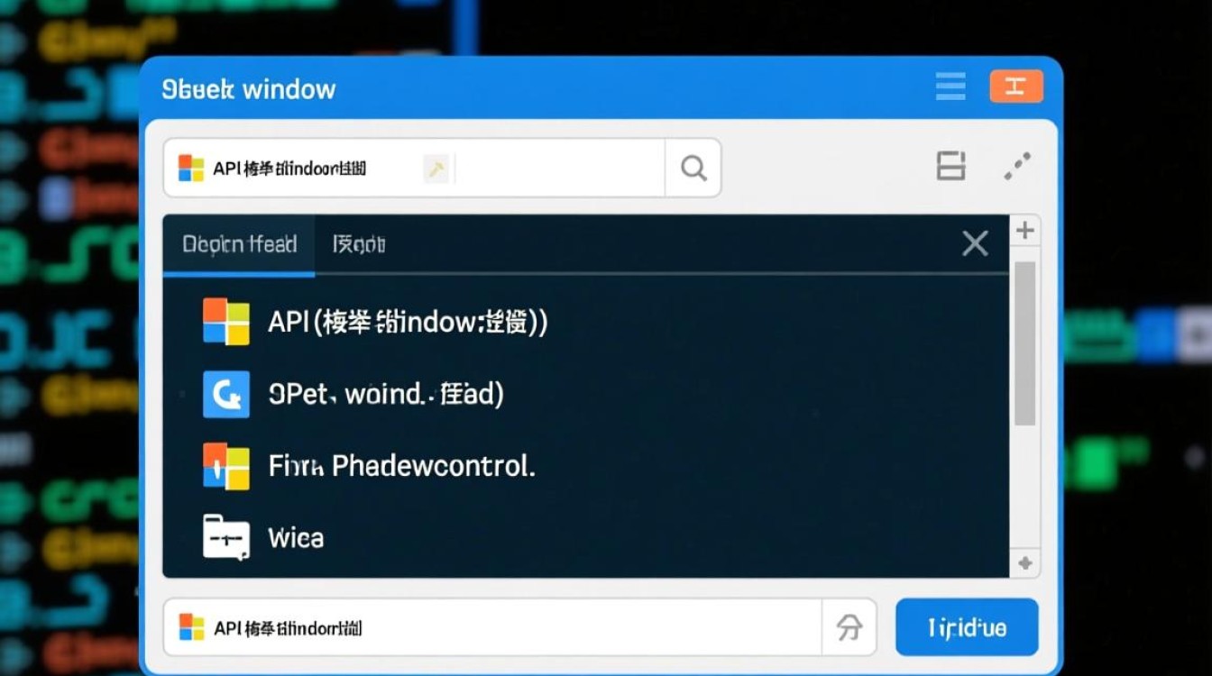 如何通过API枚举窗口控件并获取其具体属性信息? 如何通过API枚举窗口控件并获取其具体属性信息?
