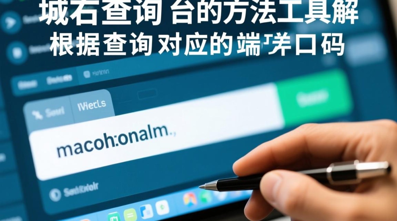 如何根据域名准确查询到对应的端口号？