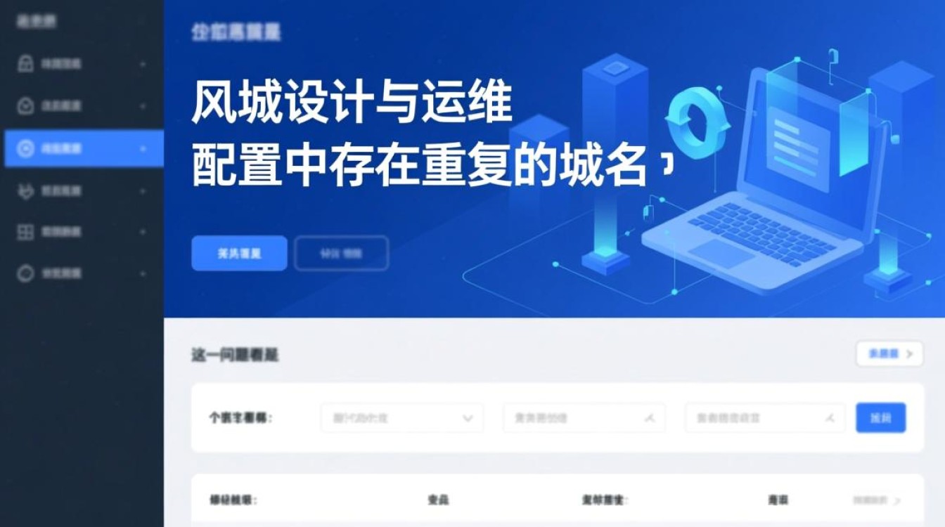 配置中存在重复的域名怎么办?如何解决? 配置中存在重复的域名怎么办?如何解决?