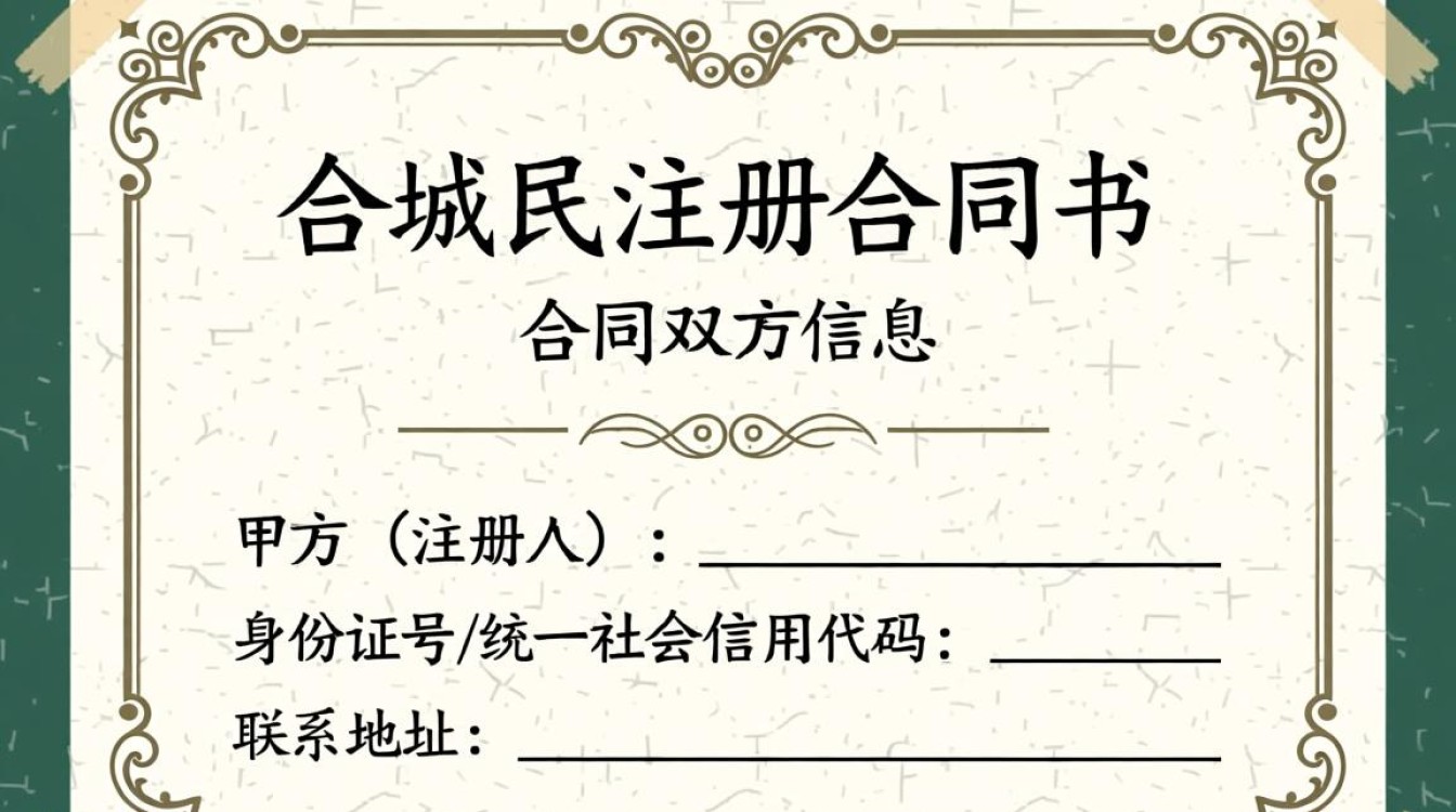 中文域名注册合同书包含哪些关键条款和注意事项? 中文域名注册合同书包含哪些关键条款和注意事项?