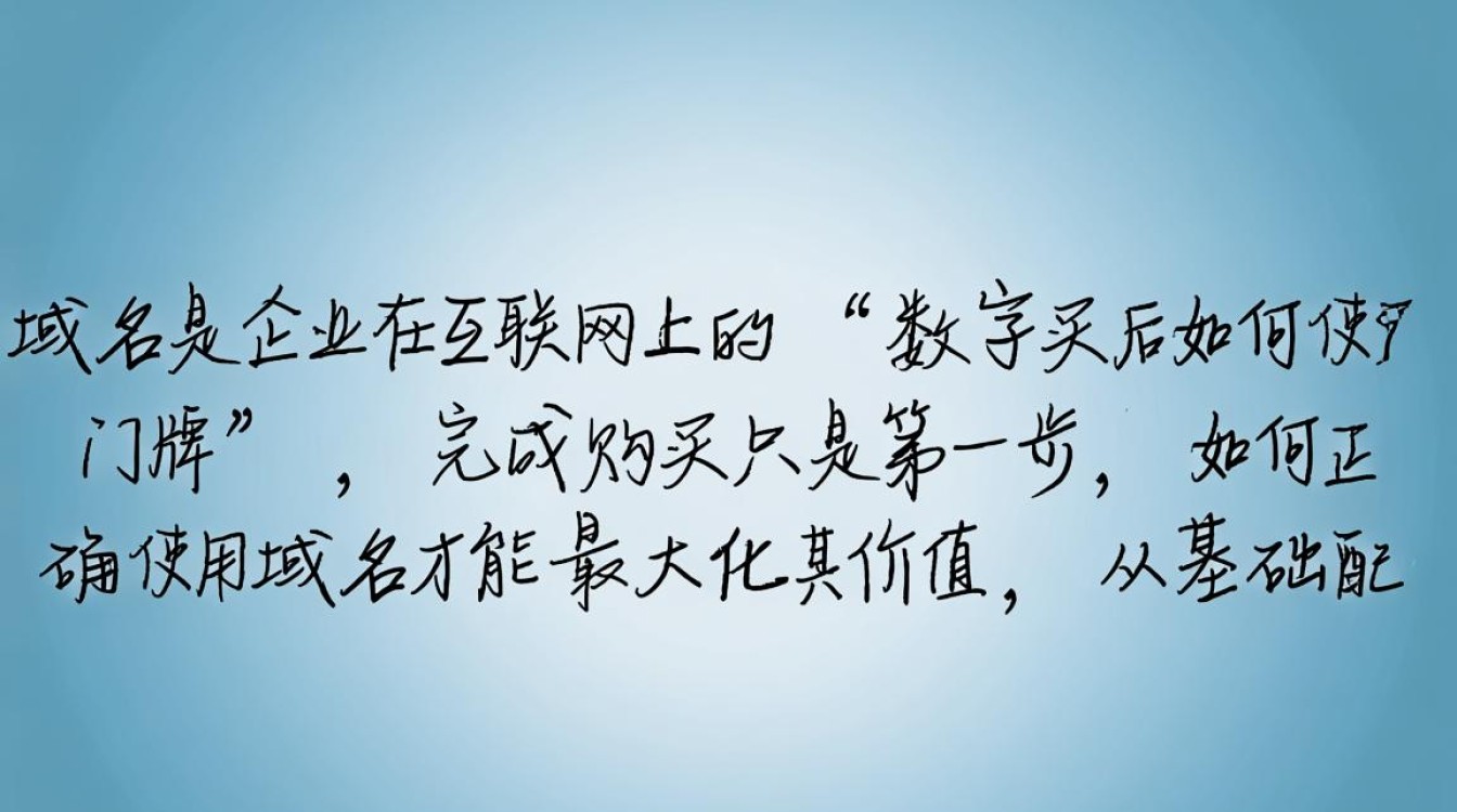 域名买完后如何正确使用和配置? 域名买完后如何正确使用和配置?