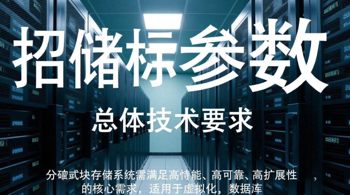 分布式块存储招标参数需关注哪些核心性能指标？