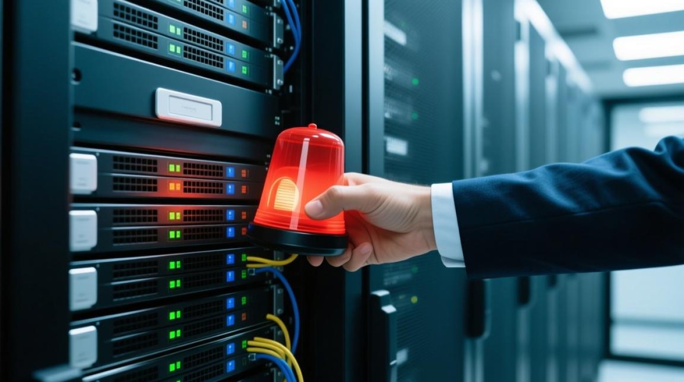 服务器被攻击会报警？触发报警的具体条件是什么？