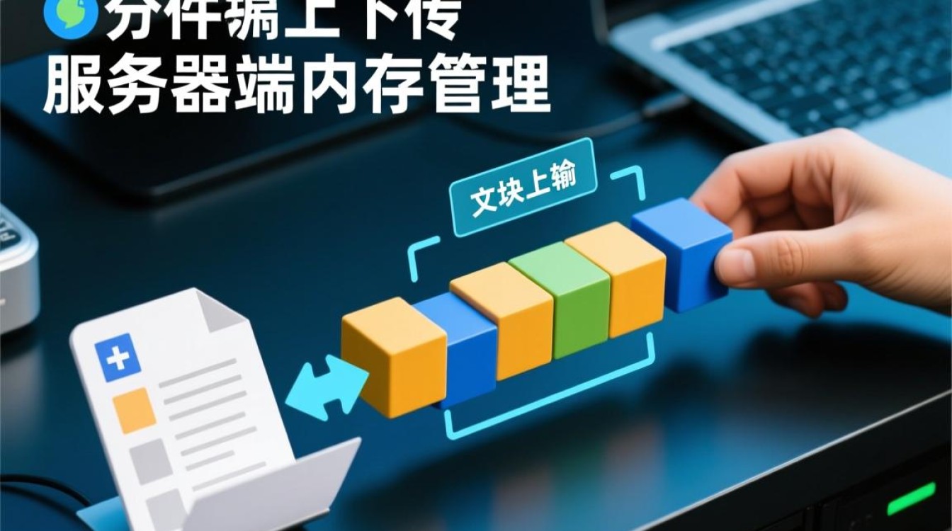 分块上传时，服务器端如何高效管理内存避免溢出？