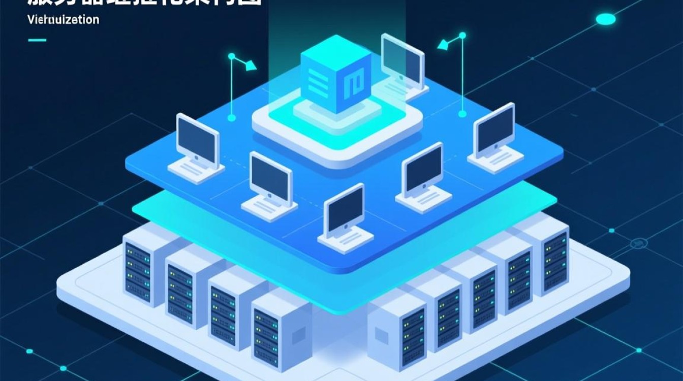 服务器虚拟化架构图包含哪些核心组件与连接关系？-好主机测评网