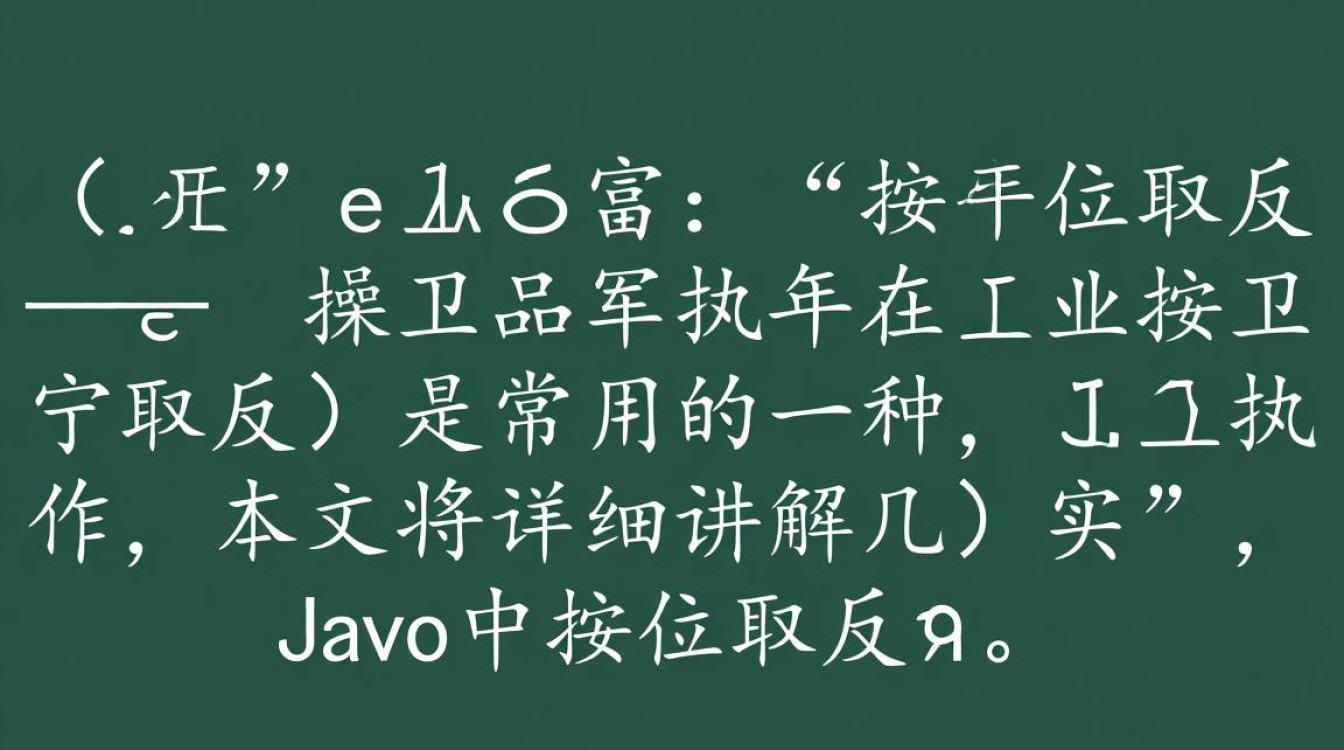 Java中a取反操作符怎么写？符号和代码示例？