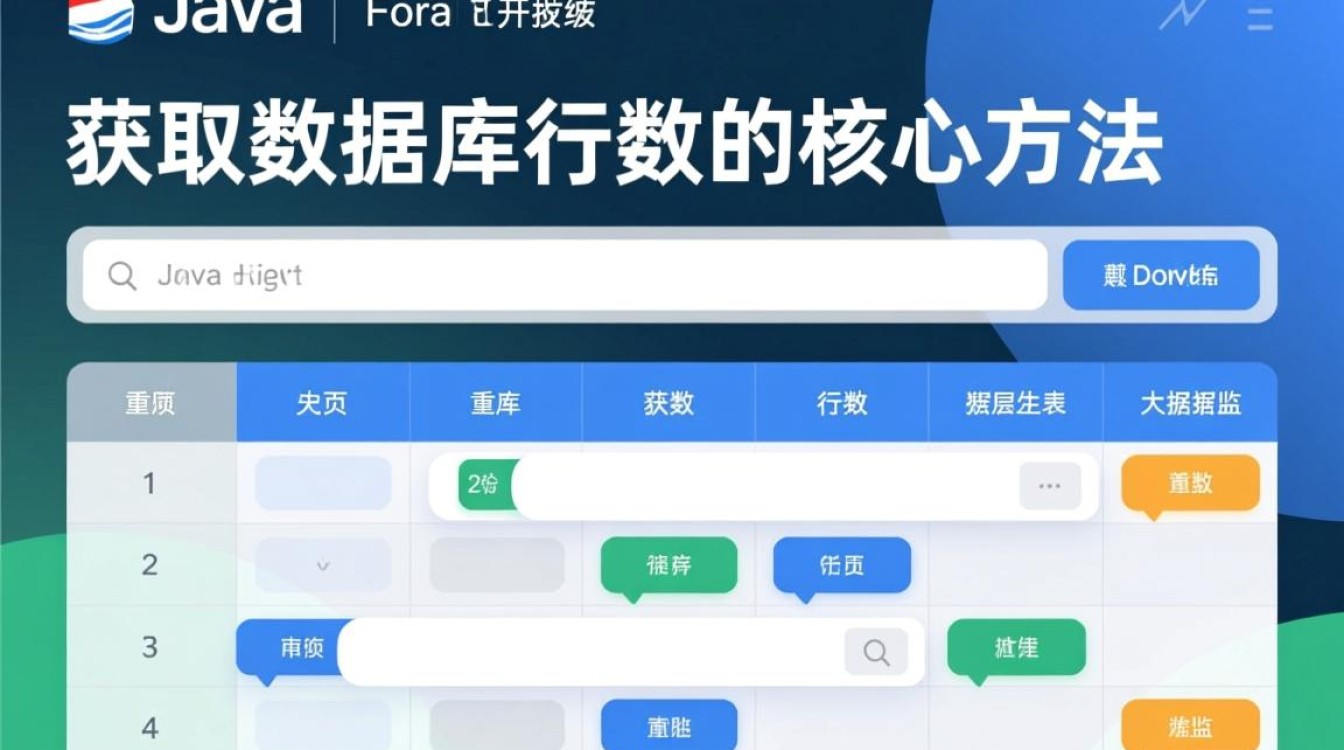 Java如何高效获取数据库总行数？