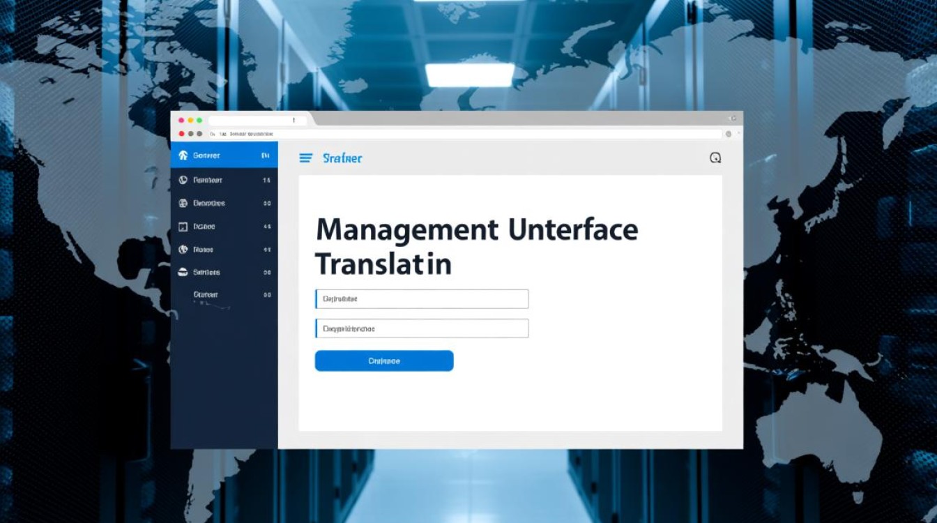 服务器英文界面翻译时如何准确对应中文术语？