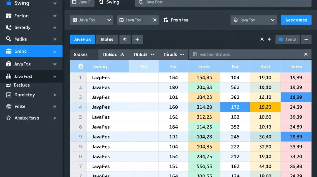 Java如何在面板中添加表格?具体步骤和代码示例是什么? Java如何在面板中添加表格?具体步骤和代码示例是什么?
