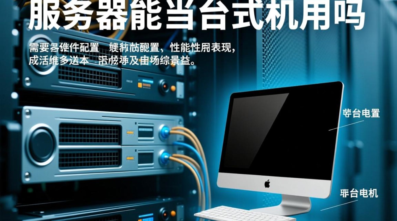 服务器能当家用台式机用吗？性能强但噪音大，适合吗？