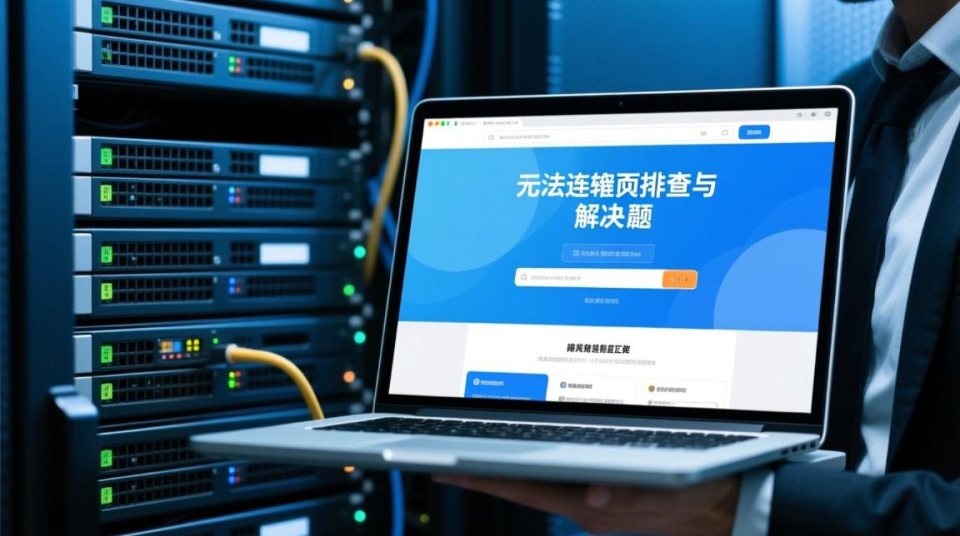 服务器能远程但上不了网页是什么原因？