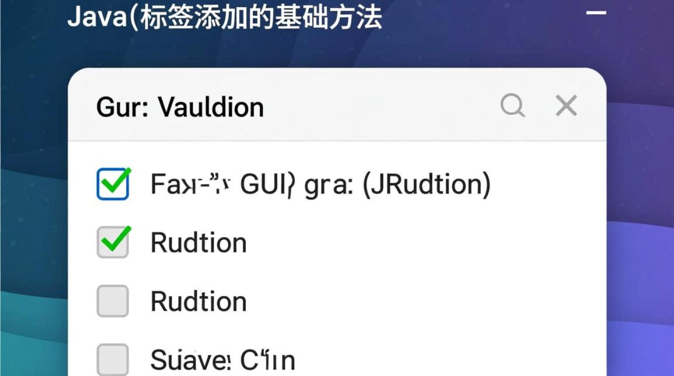 Java单选框如何添加标签并实现点击标签选中选项？-好主机测评网