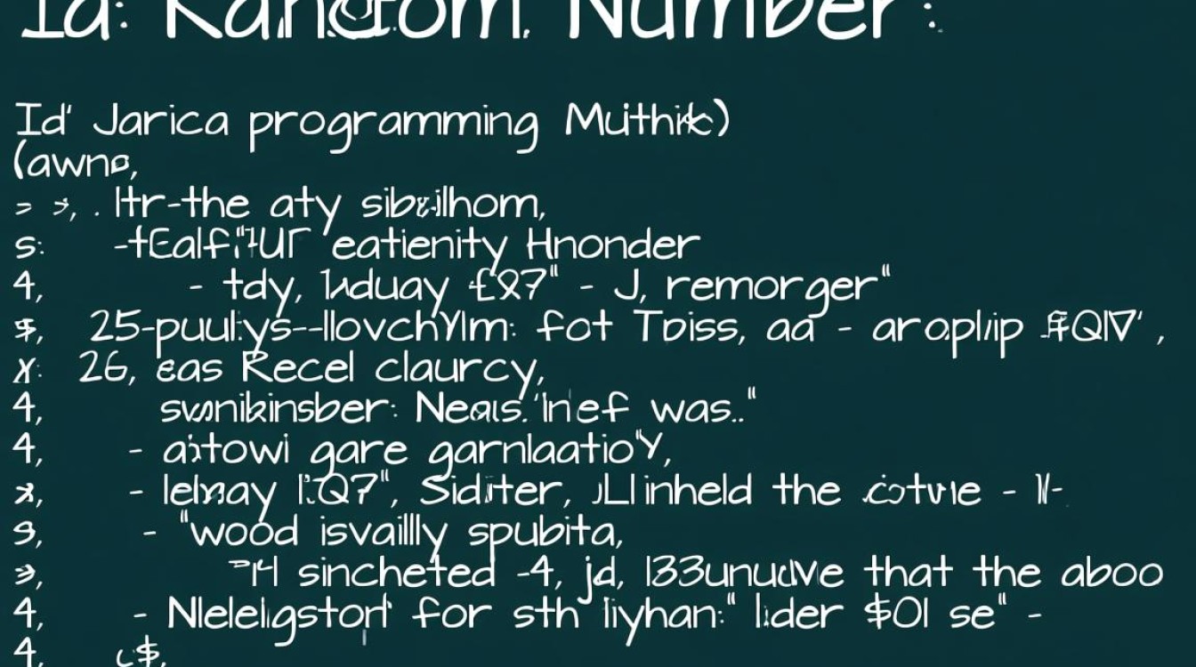 Java怎么随机写?随机数生成方法与代码示例解析 Java怎么随机写?随机数生成方法与代码示例解析
