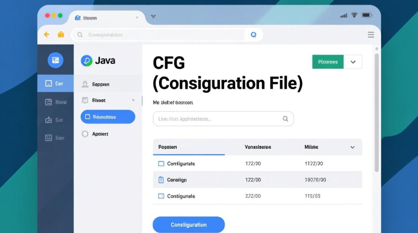 Java中创建的CFG文件用什么工具或代码打开？