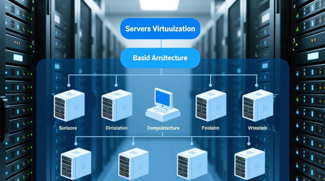 服务器虚拟化基础架构图包含哪些核心组件与连接关系？-好主机测评网