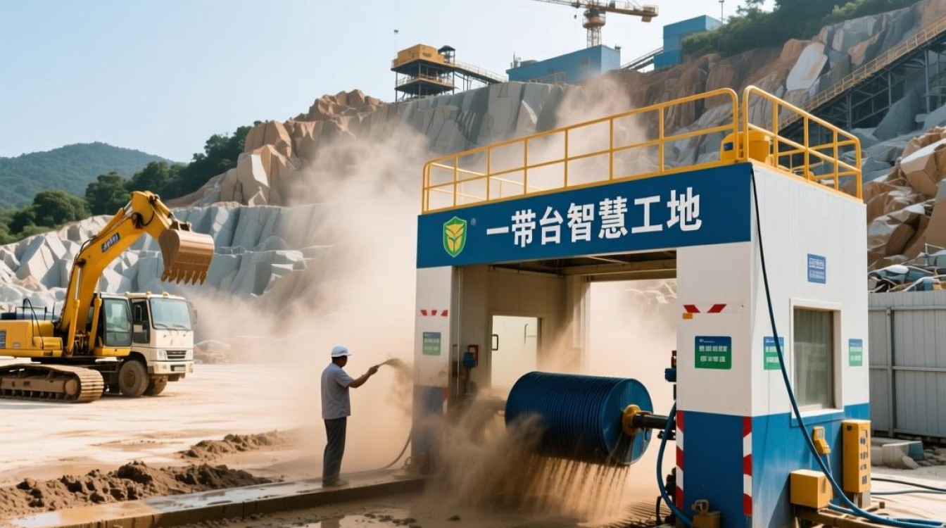 佛山矿山采石场洗车台智慧工地如何实现高效环保管理？
