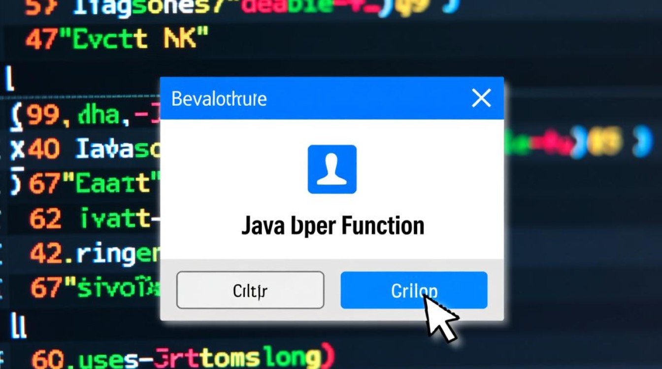 Java中点击按钮后如何实现弹窗效果？