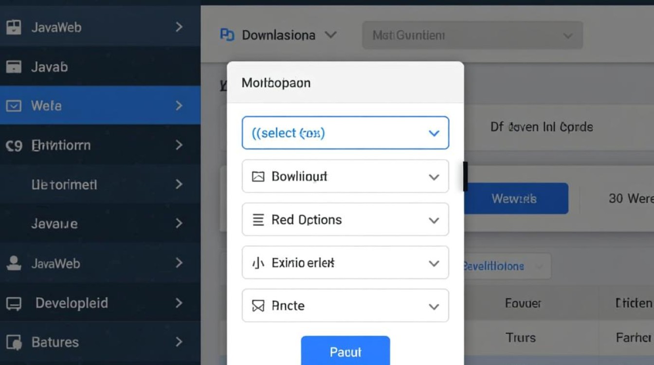 javaweb下拉菜单怎么做？前端还是后端实现？-好主机测评网