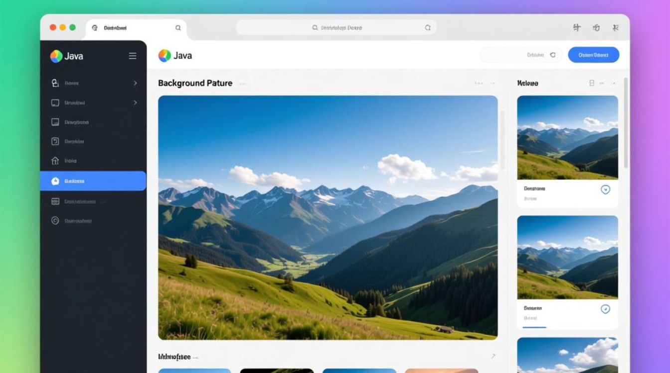 Java中怎么给窗口/面板添加背景图片？