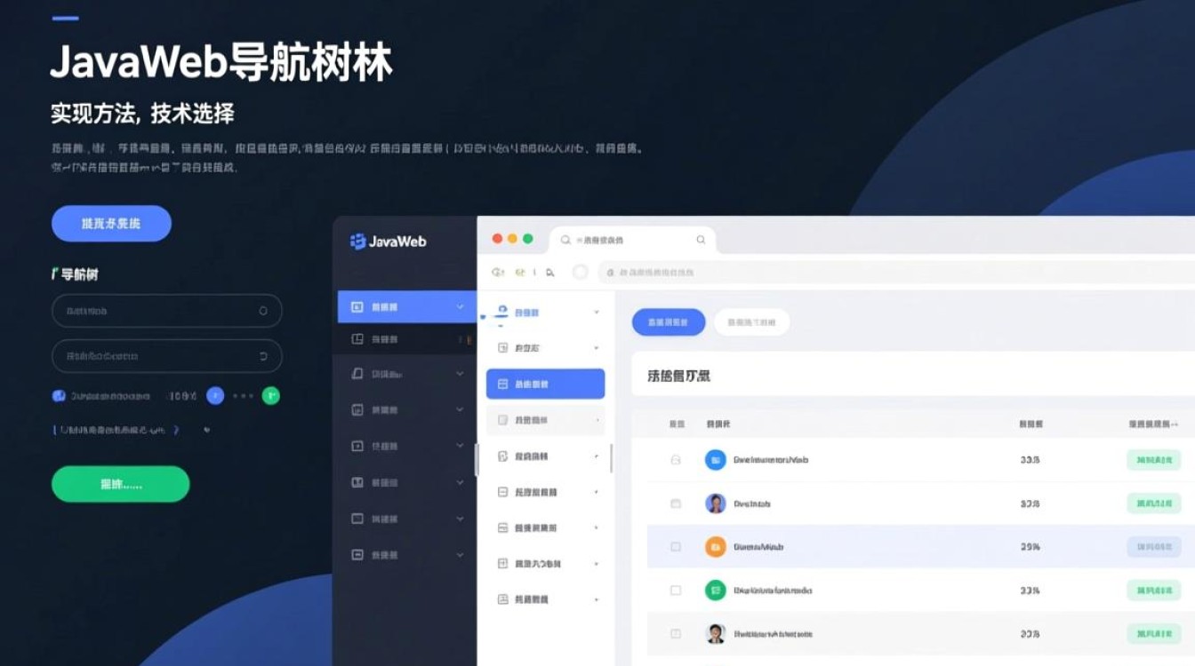 javaweb导航树怎么做？从数据库加载到前端渲染的步骤有哪些？