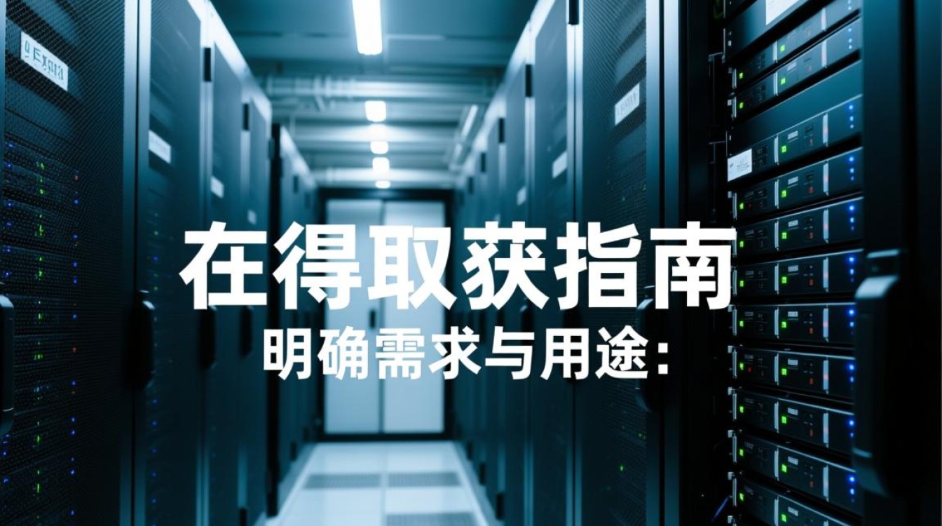 服务器获取指南，新手如何快速选对适合自己的服务器？